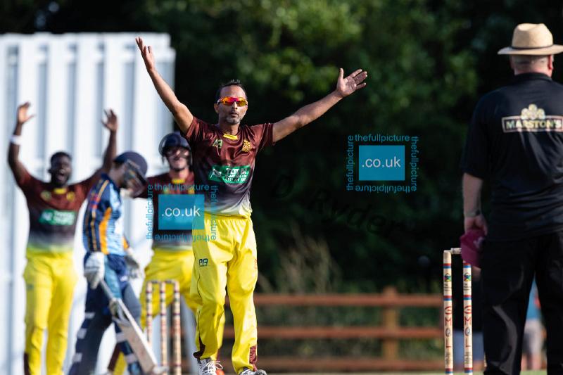 20180715 Flixton Fire v Greenfield_Thunder Marston T20 Final038.jpg - Flixton Fire defeat Greenfield Thunder in the final of the GMCL Marston T20 competition hels at Woodbank CC